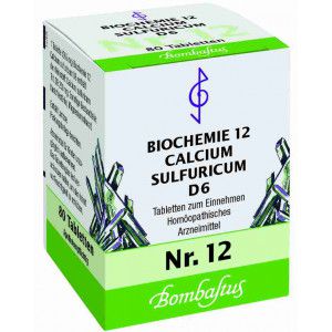 BIOCHEMIE 12 Calcium sulfuricum D 6 Tabletten