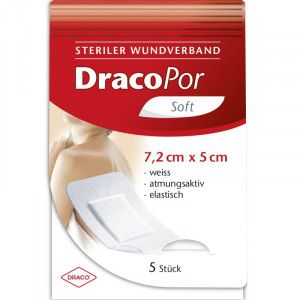 DRACOPOR Wundverband 5x7,2 cm steril