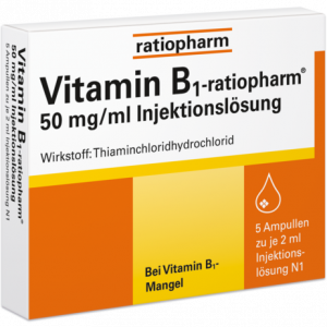 VITAMIN B1-RATIOPHARM 50 mg/ml Inj.Lsg.Ampullen
