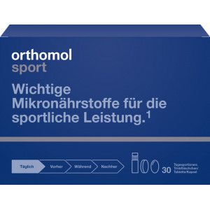 ORTHOMOL Sport Trinkfläschchen/Tabl./Kaps.Kombip.