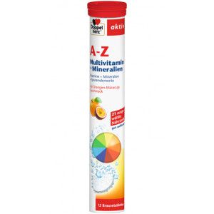 DOPPELHERZ A-Z Multivitamin+Mineralien Brausetabl.