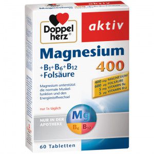 DOPPELHERZ Magnesium 400 mg Tabletten