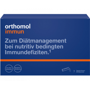 ORTHOMOL Immun Direktgranulat Himbeer/Menthol