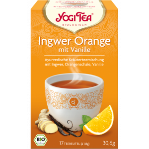 YOGI TEA Ingwer Orange mit Vanille Bio Filterbeut.