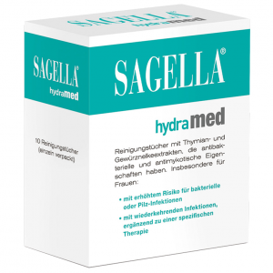 SAGELLA hydramed Intimwaschlotion Tücher