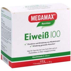 EIWEISS 100 Erdbeer Megamax Pulver