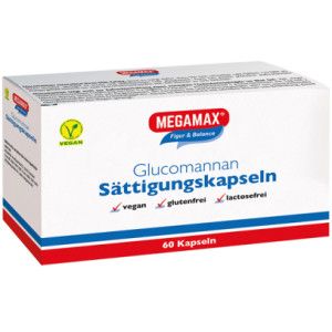 MEGAMAX Sättigungskapseln Glucomannan