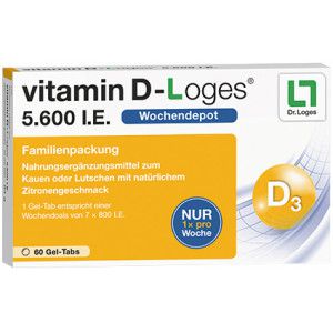 VITAMIN D-LOGES 5.600 I.E. Wo.Depot Kautabl.Fam.Pa