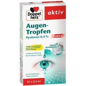 DOPPELHERZ Augen-Tropfen Hyaluron 0,4% Extra