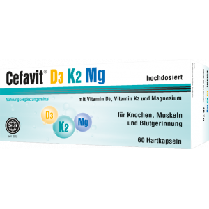 CEFAVIT D3 K2 Mg 2.000 I.E. Hartkapseln