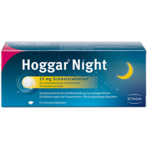 HOGGAR Night 25 mg Schmelztabletten