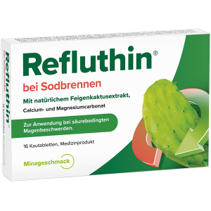 REFLUTHIN bei Sodbrennen Kautabletten Minze