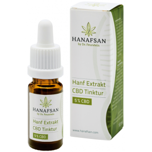 CBD TINKTUR 5% Hanf Extrakt HANAFSAN