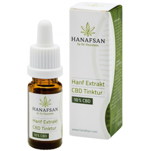 CBD TINKTUR 10% Hanf Extrakt HANAFSAN