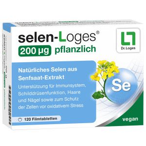 SELEN-LOGES 200 μg pflanzlich Filmtabletten