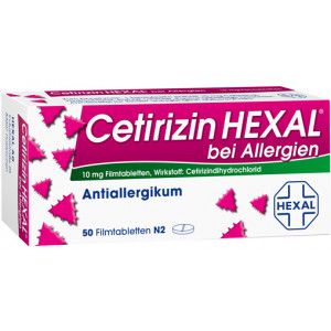 CETIRIZIN HEXAL Filmtabletten bei Allergien