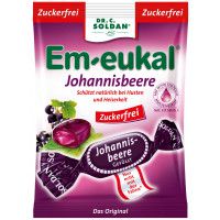 EM-EUKAL Bonbons Johannisbeere gefüllt zuckerfei