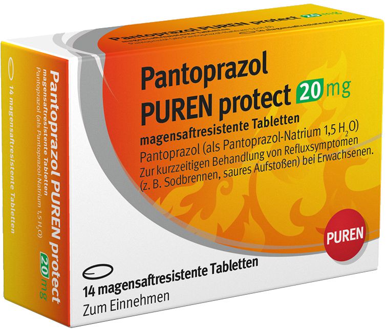 PANTOPRAZOL PUREN protect 20 mg magensaftres.Tabl. 7 St