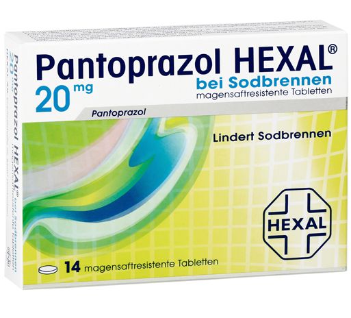 PANTOPRAZOL HEXAL b.Sodbrennen magensaftres.Tabl. 14 St